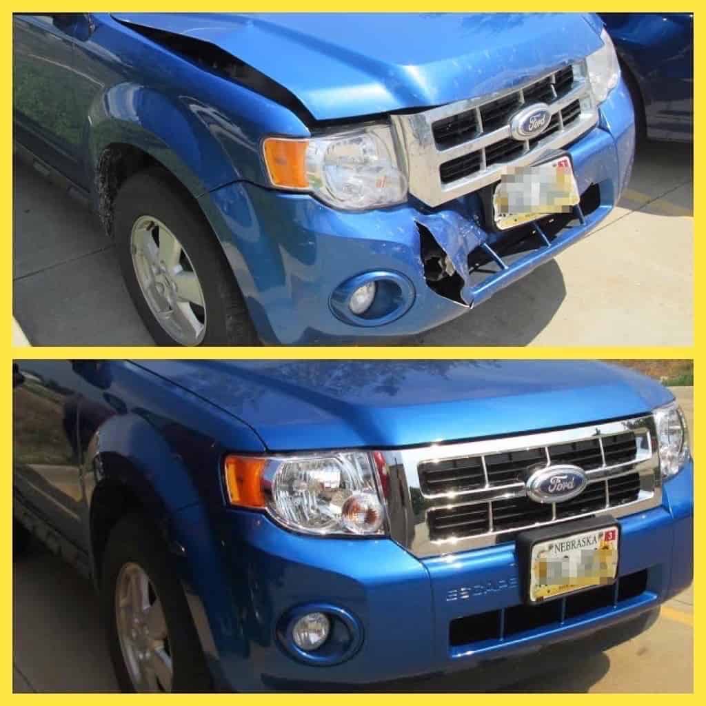Ford Escape before and after